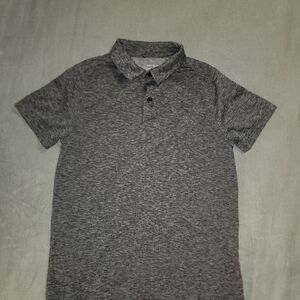 Under Armour Gray Polo Shirt Classic Knit